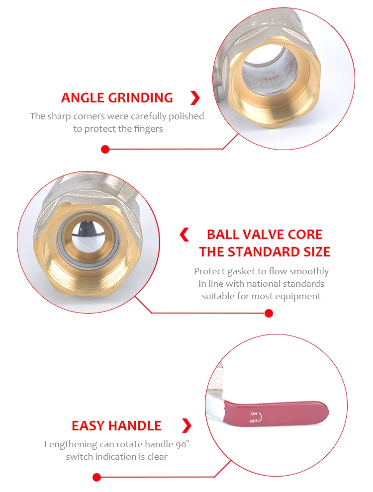 Supplier Price 1/2"-4" Brass Ball Valve